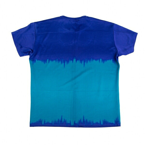 ISSEY MIYAKE MEN Hand-Dyed T-Shirt Blue-Emerald Size 4