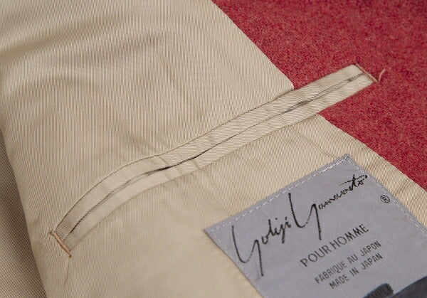 Yohji Yamamoto POUR HOMME Wood Button Wool Jacket Size M