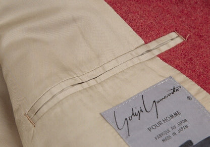Yohji Yamamoto POUR HOMME Wood Button Wool Jacket Size M