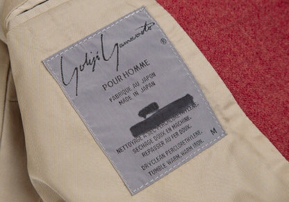 Yohji Yamamoto POUR HOMME Wood Button Wool Jacket Size M