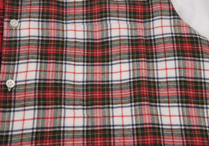 COMME des GARCONS SHIRT Front Tartan Check Shirt Red Size M