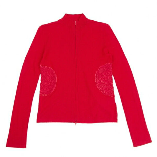 VIVIENNE TAM Side Embroidered Knit Top
