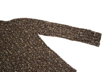 Jean Paul GAULTIER CLASSIQUE Wool Sweater Brown Size 48