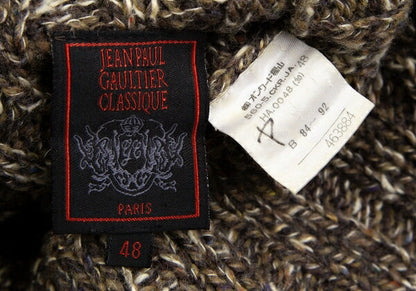 Jean Paul GAULTIER CLASSIQUE Wool Sweater Brown Size 48