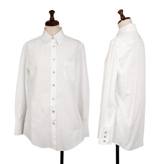 Jean Paul GAULTIER CLASSIQUE Cotton Long Shirt White Size 40
