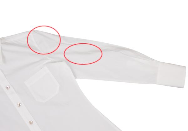 Jean Paul GAULTIER CLASSIQUE Cotton Long Shirt White Size 40