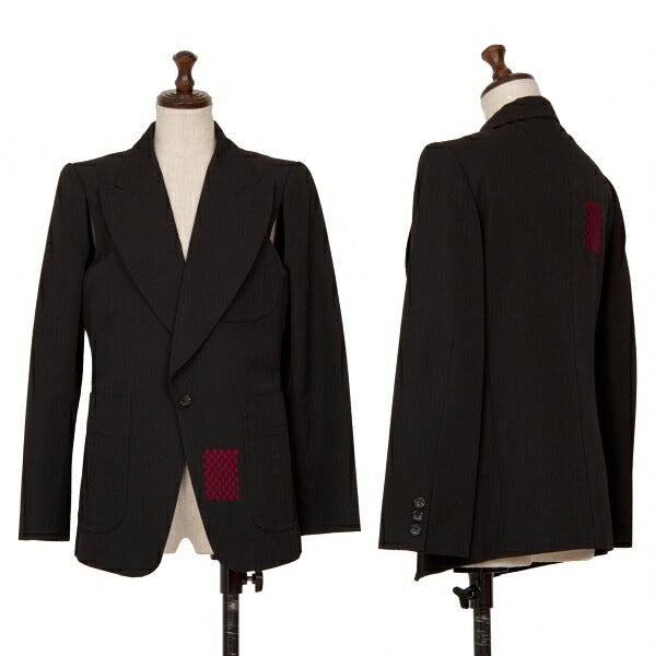 COMME des GARCONS Checker Design 1B Pocket Jacket Size S