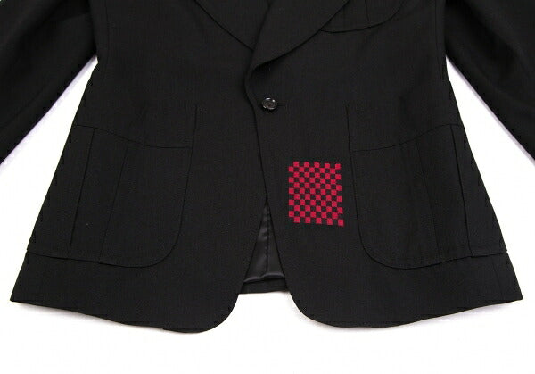 COMME des GARCONS Checker Design 1B Pocket Jacket Size S