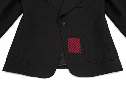 COMME des GARCONS Checker Design 1B Pocket Jacket Size S