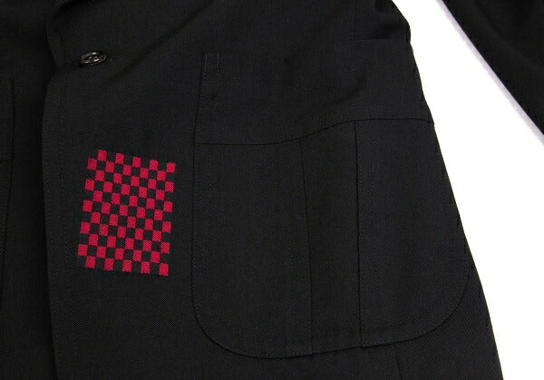 COMME des GARCONS Checker Design 1B Pocket Jacket Size S