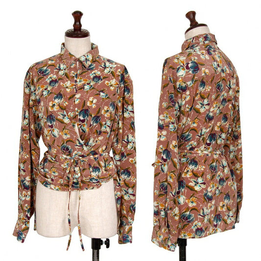 Jean Paul GAULTIER FEMME Cache-coeur Print Shirt Size 40