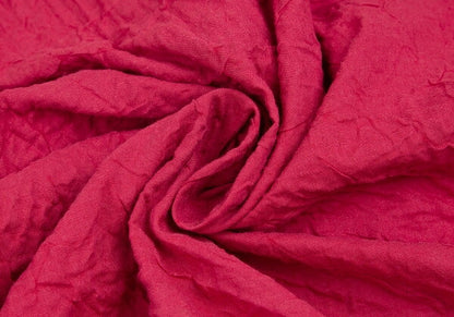 ISSEY MIYAKE MEN Cotton Wrinkle Pleat Shirt Red Size 3