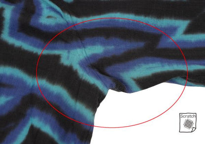 ISSEY MIYAKE MEN 14AW Blue Psychedelic Print Shirt Size 4