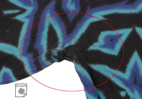 ISSEY MIYAKE MEN 14AW Blue Psychedelic Print Shirt Size 4