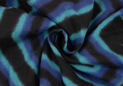 ISSEY MIYAKE MEN 14AW Blue Psychedelic Print Shirt Size 4
