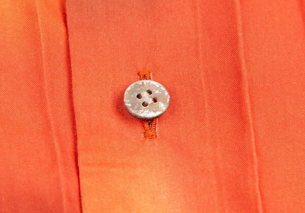 ISSEY MIYAKE MEN Tie-Dye Pleated Shirt Orange Size 4