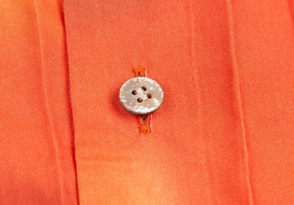 ISSEY MIYAKE MEN Tie-Dye Pleated Shirt Orange Size 4