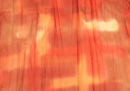 ISSEY MIYAKE MEN Tie-Dye Pleated Shirt Orange Size 4