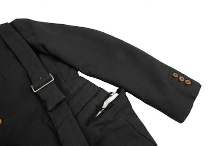 COMME des GARCONS Strap Cut-Off Design Jacket Black Size S