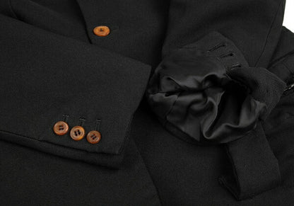 COMME des GARCONS Strap Cut-Off Design Jacket Black Size S