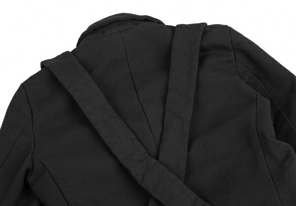 COMME des GARCONS Strap Cut-Off Design Jacket Black Size S
