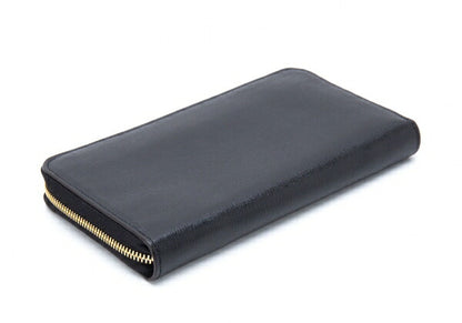 FURLA Leather Long Wallet Black