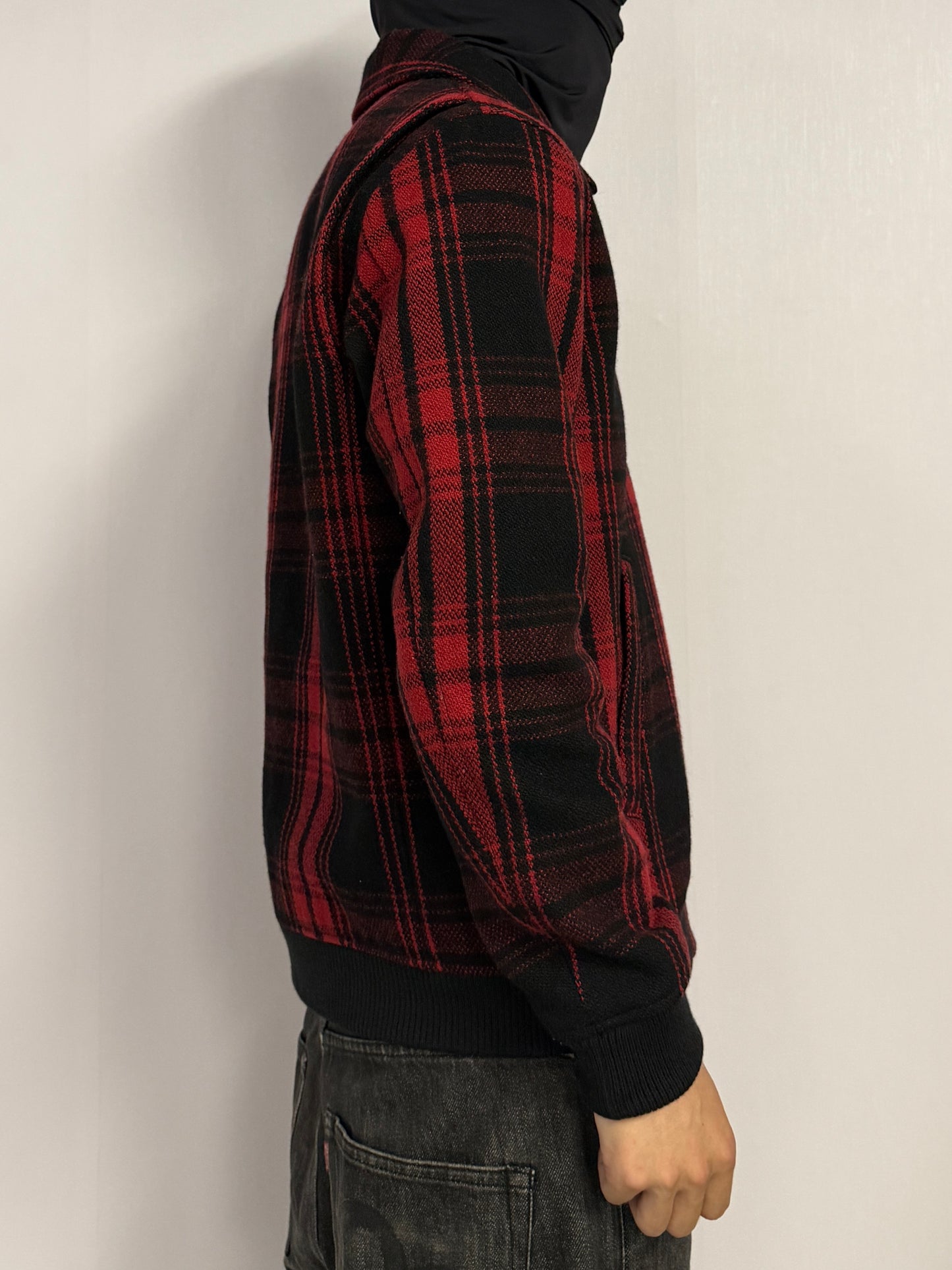 Sophnet. Multi Wool Blend Check Jacket Size S