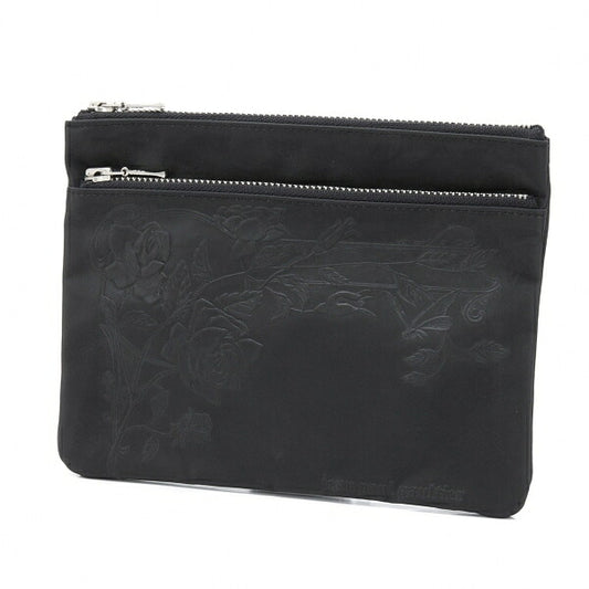 Jean Paul GAULTIER New Rose Pouch Black