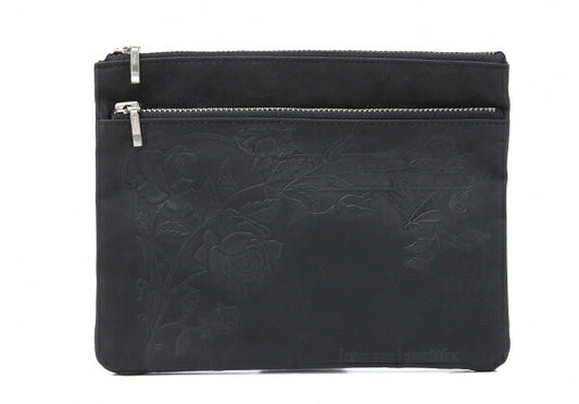 Jean Paul GAULTIER New Rose Pouch Black