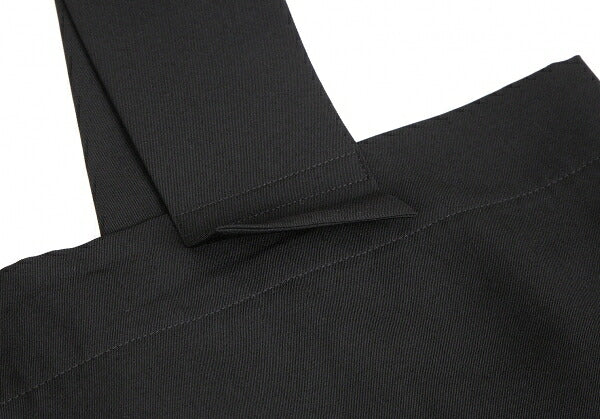 Y's Wool Gabardine Suspender Skirt Black Size 3