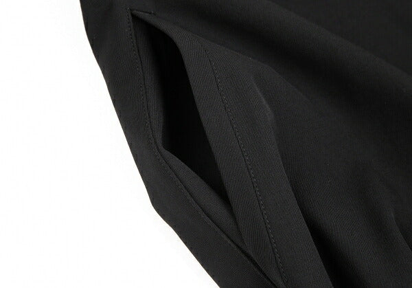 Y's Wool Gabardine Suspender Skirt Black Size 3