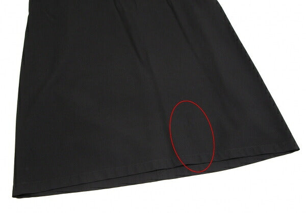 Y's Wool Gabardine Suspender Skirt Black Size 3