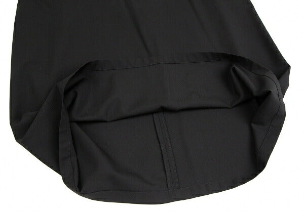 Y's Wool Gabardine Suspender Skirt Black Size 3