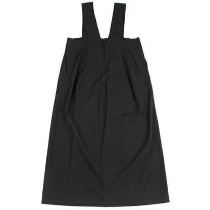 Y's Wool Gabardine Suspender Skirt Black Size 3