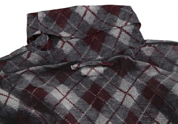 Jean Paul GAULTIER FEMME Argyle Knit Powernet Top Size 40