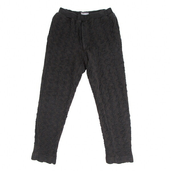 ISSEY MIYAKE MEN Cotton Wool Easy Pants Black Size S