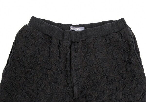 ISSEY MIYAKE MEN Cotton Wool Easy Pants Black Size S