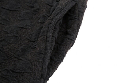 ISSEY MIYAKE MEN Cotton Wool Easy Pants Black Size S