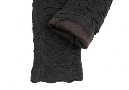 ISSEY MIYAKE MEN Cotton Wool Easy Pants Black Size S