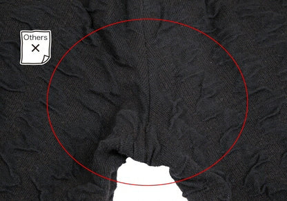 ISSEY MIYAKE MEN Cotton Wool Easy Pants Black Size S