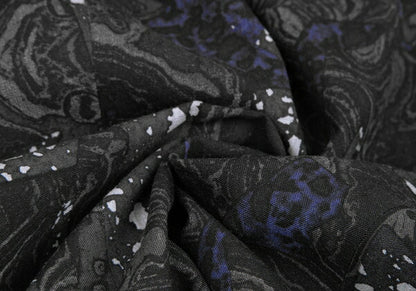 ISSEY MIYAKE MEN 17SS Wool Marble Print Jacket Black Size 4