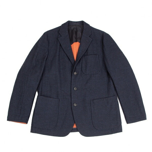 ISSEY MIYAKE MEN Wool Double-Face Patch Pocket Jacket Size 4