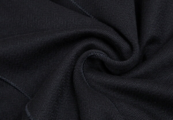 ARMANI COLLEZIONI Piping Herringbone Jacket Navy Size 42