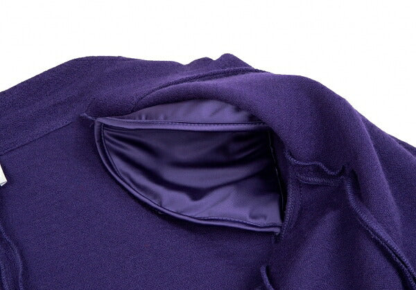 ARMANI COLLEZIONI Wool Hem Gather Jacket Purple Size 42