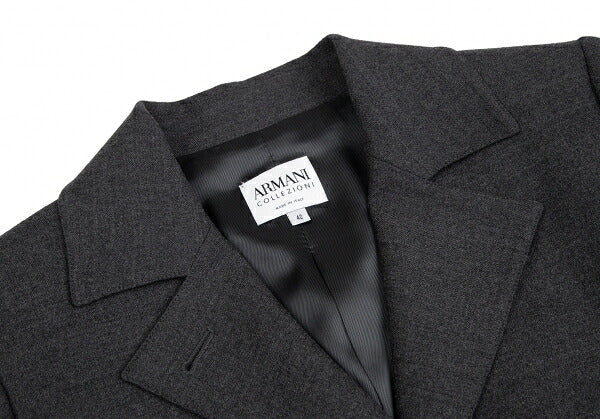 ARMANI COLLEZIONI Wool Notched Lapel 3B Jacket Size 42