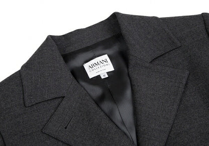 ARMANI COLLEZIONI Wool Notched Lapel 3B Jacket Size 42