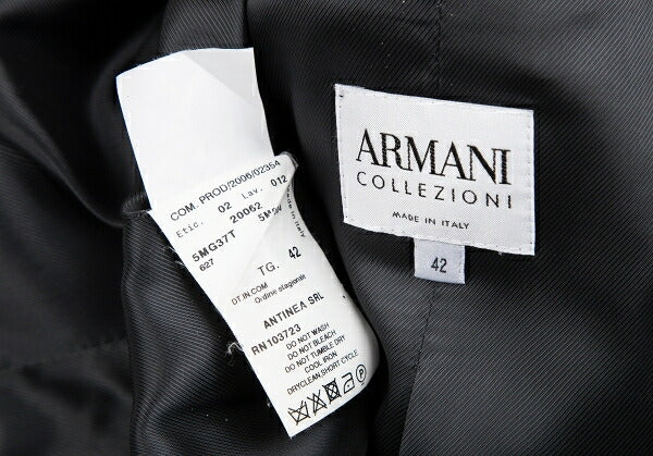 ARMANI COLLEZIONI Wool Notched Lapel 3B Jacket Size 42
