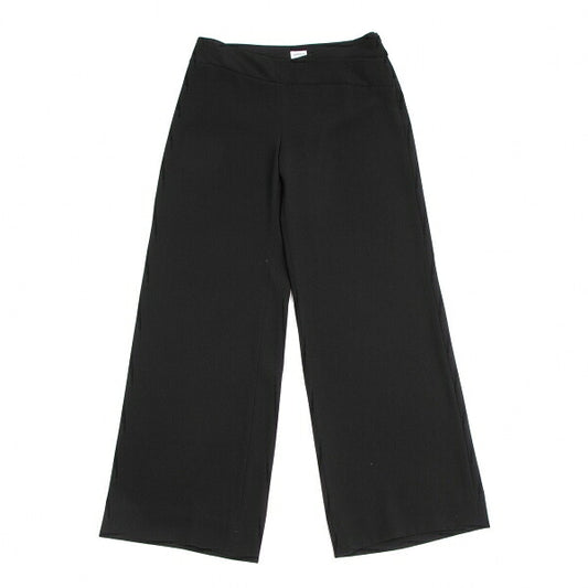 ARMANI COLLEZIONI Poly Wrap Wide Pants Black Size 44