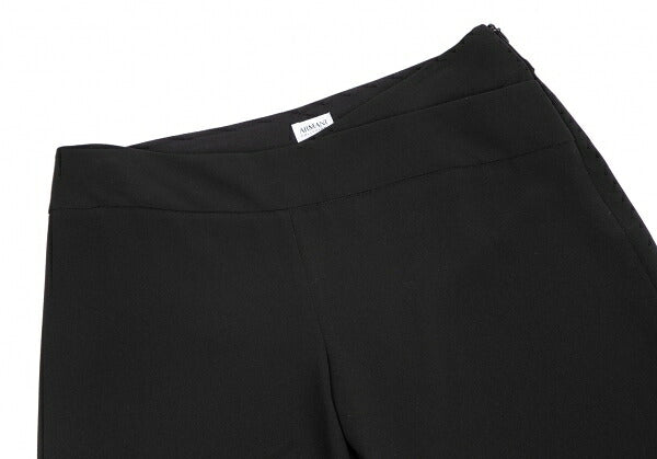 ARMANI COLLEZIONI Poly Wrap Wide Pants Black Size 44