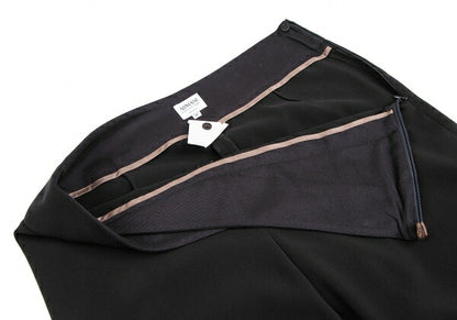 ARMANI COLLEZIONI Poly Wrap Wide Pants Black Size 44